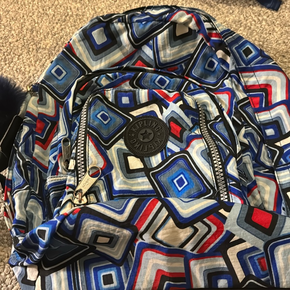 A Large Stretchable Kipling Backpack - image 1